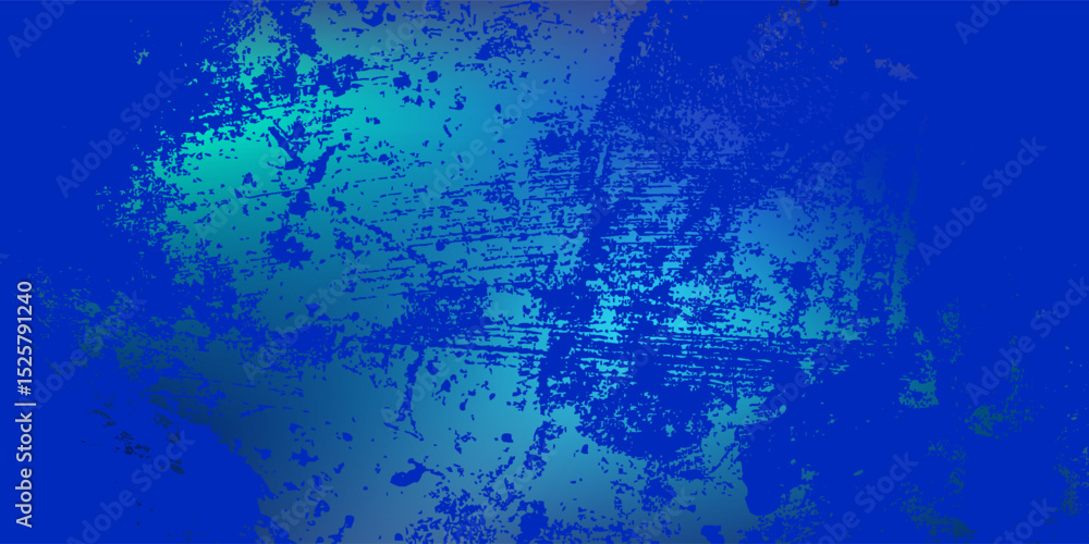 Fototapeta premium Blue-green gradient background, grunge, abstract background pattern, vector design in eps 10.