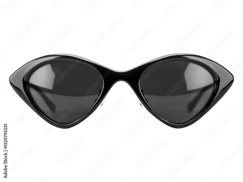 Close up of black sunglasses isolated on white or tansparent background. Close up of black sunglasses isolated on white or tansparent background.