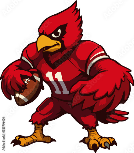 Cardinal bird logo icon design vector