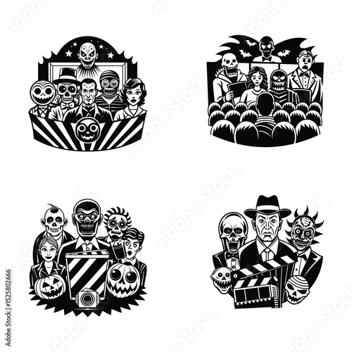 halloween Horror Movie Marathons  svg