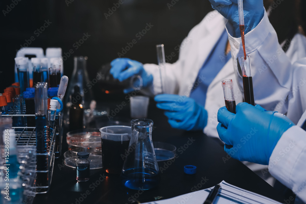 Fototapeta premium scientist working at the laboratory