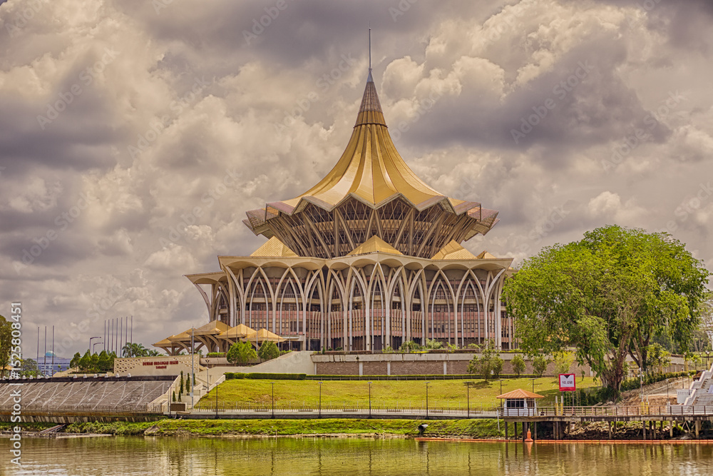 Obraz premium dewan undangan negeri sarawak