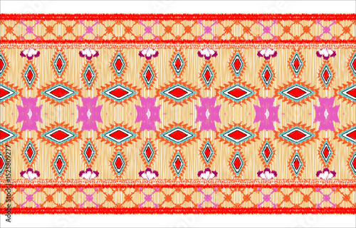 Tribal pattern tattoo geometric ethnic oriental pattern traditional on white background.Aztec style,embroidery,abstract,vector illustration.design for texture,fabric,clothing,wrapping,carpet