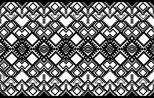 Tribal pattern tattoo geometric ethnic oriental pattern traditional on white background.Aztec style,embroidery,abstract,vector illustration.design for texture,fabric,clothing,wrapping,carpet