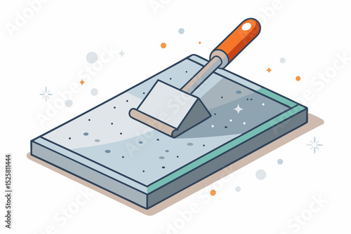 concrete trowel smooth floor