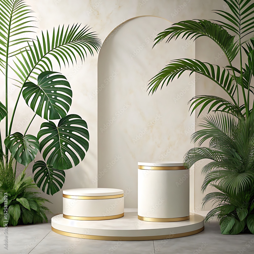 Obraz premium Modern 3d product mockup