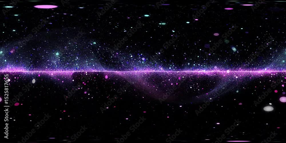 Particle visual effects for 360 VR video.(loopable)