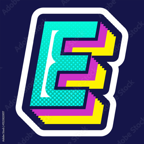 Colorful Comic Alphabet