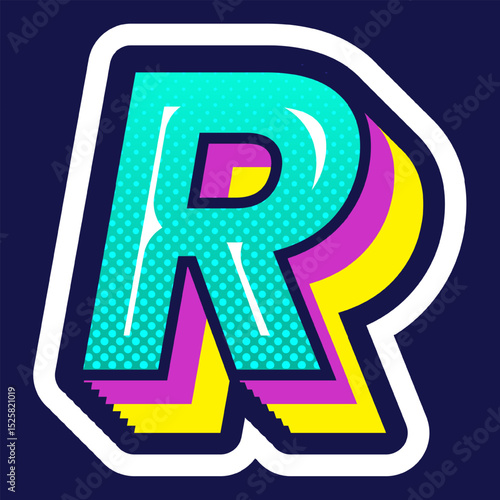 Colorful Comic Alphabet