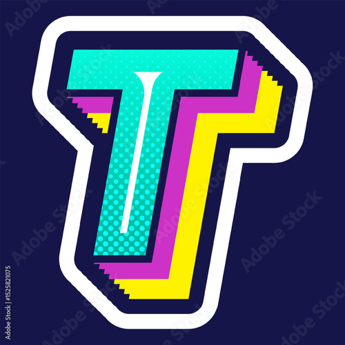 Colorful Comic Alphabet