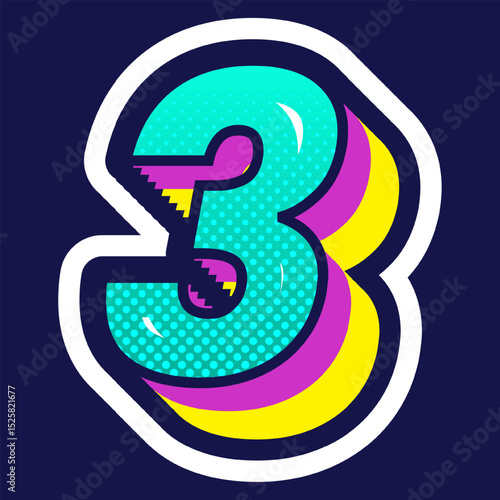 Colorful Comic Alphabet