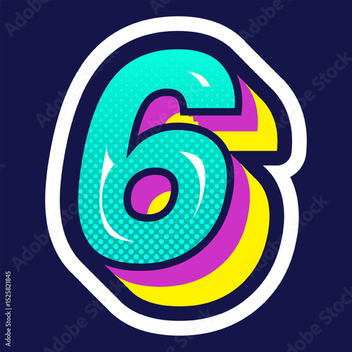 Colorful Comic Alphabet