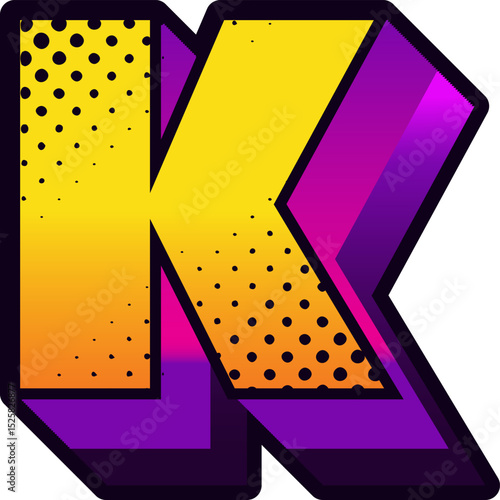 Colorful Comic Alphabet