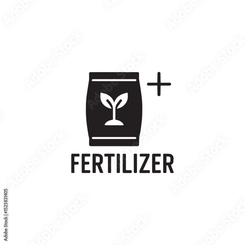 Fertilizer icon vector symbol design illustration