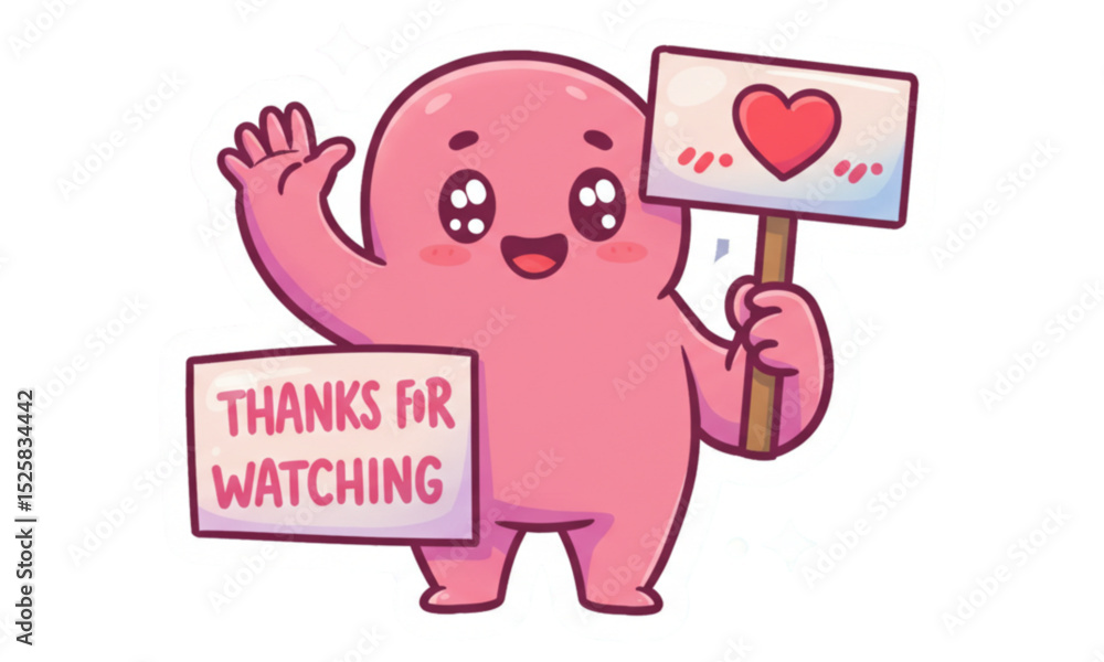 Obraz premium Thanks for watching
