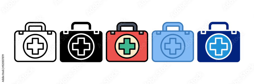 Obraz premium First Aid Kit Icon Element For Design