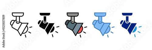 Stage Lights Icon Element For Design