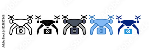Drone Icon Element For Design