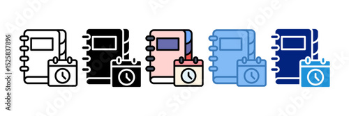 Event Planner Book Icon Element For Design