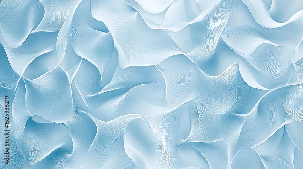 Abstract light blue textured folds Abstract light blue textured folds