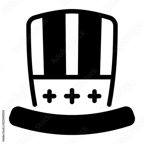 This Hat icon is suitable for 4th of July, Independence Day, etc