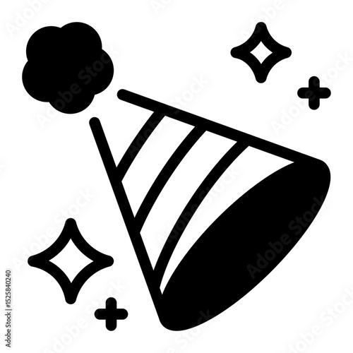 This Party hat icon is suitable for 4th of July, Independence Day, etc