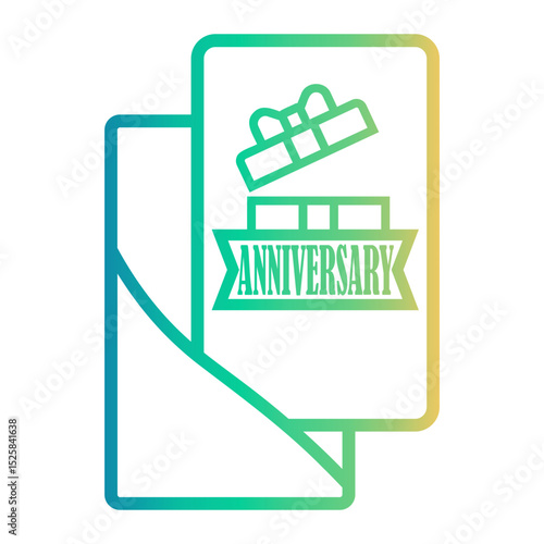 gift Line Gradient Icon