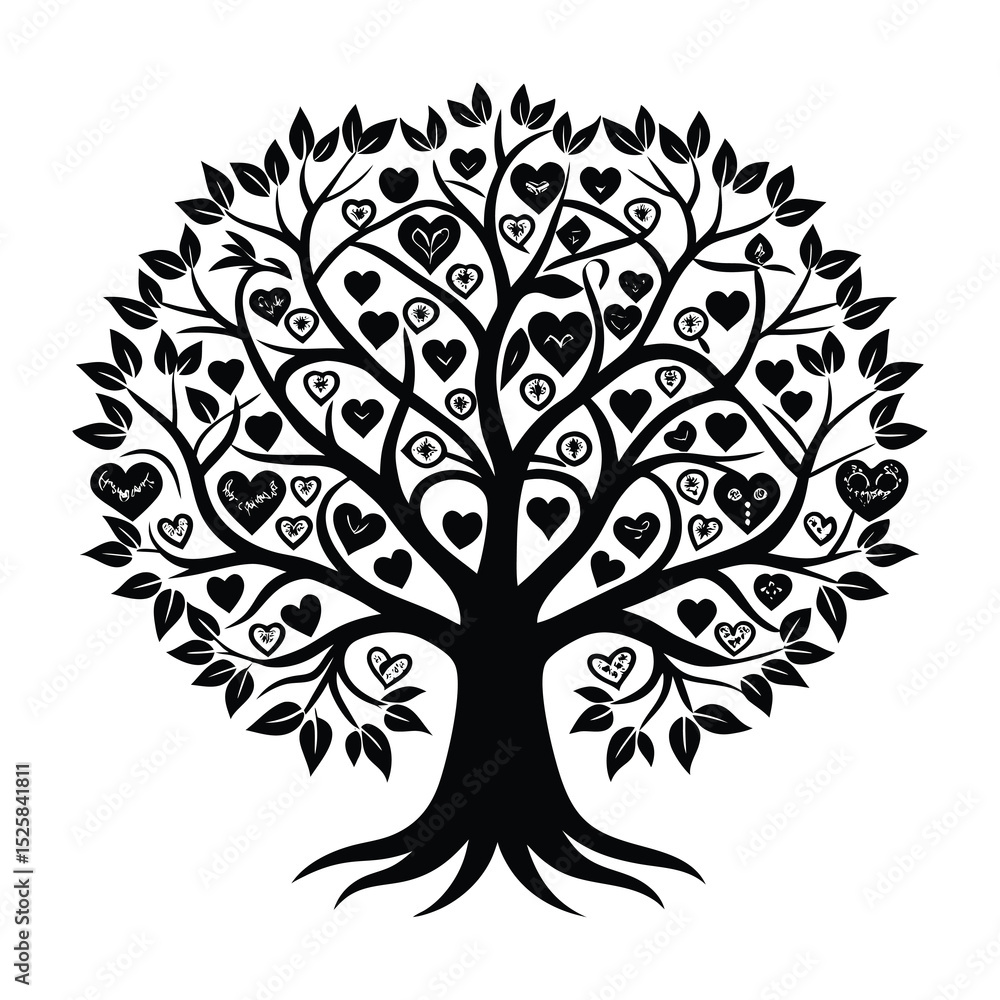Obraz premium Family Tree svg