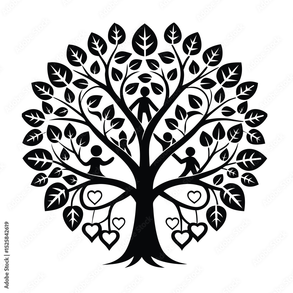 Obraz premium Family Tree svg