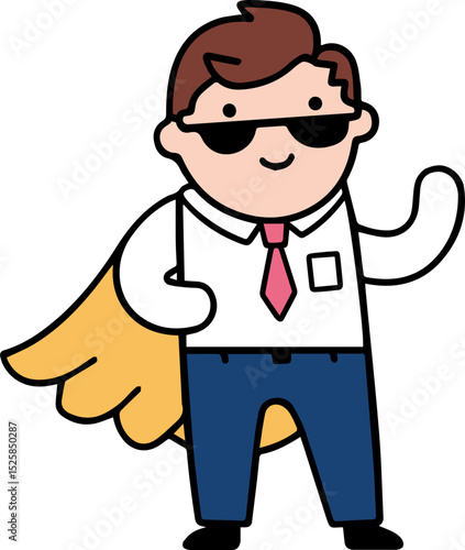 회사 직장인 일러스트