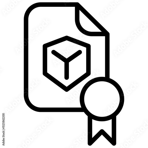 export licensing line icon