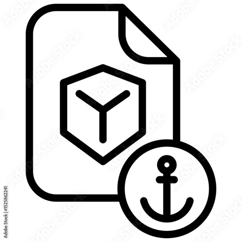 bill of lading line icon