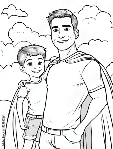 dad is  my superhero