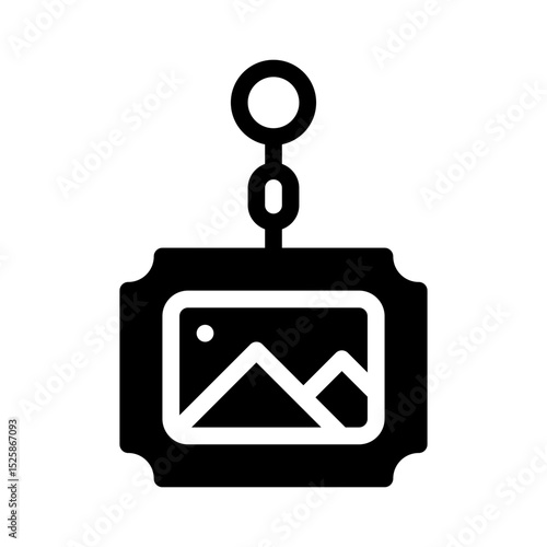 promotional keychain glyph icon