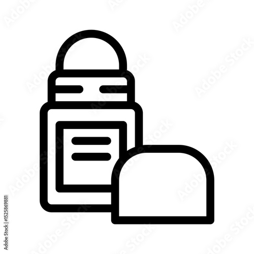 deodorant line icon