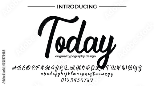 Today – Elegant Handwritten Script Font for Branding and Design Projects