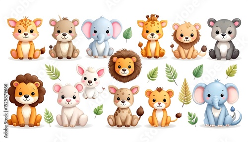 Cute cartoon animals (1)