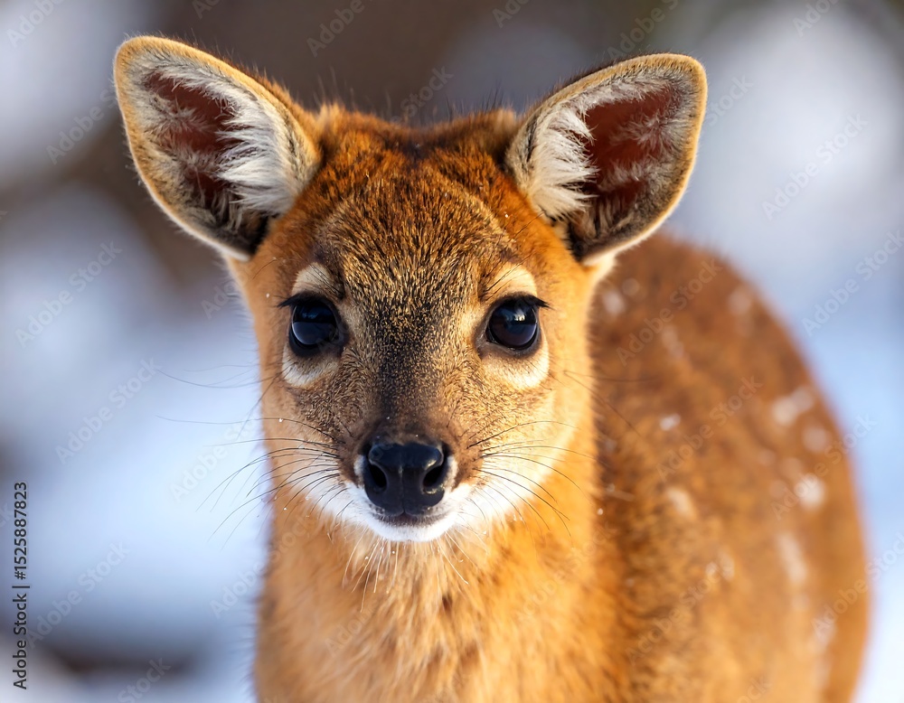 Fototapeta premium Close-up of a fawn