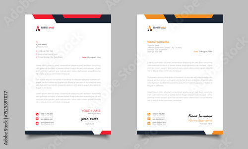 Professional And Modern Letterhead Images Design Business Letterhead Template Design