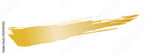 筆　ライン　線　金色　ストローク　ベクター