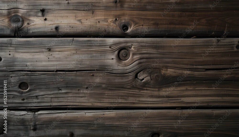 Naklejka premium Weathered Reclaimed Wood Background with Rustic Texture and Natural Grain Details