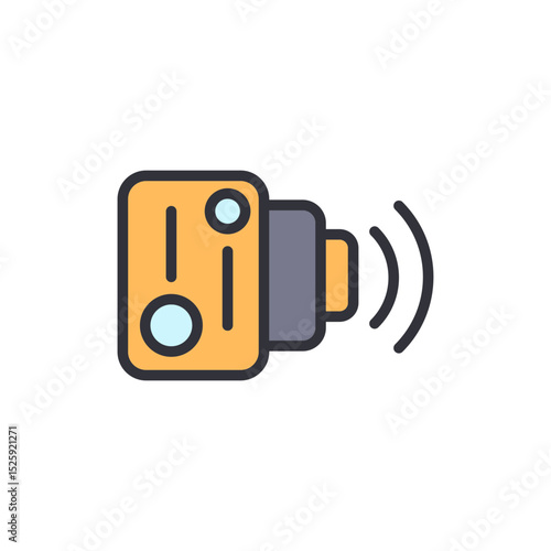 Illustration Of An Autonomous Sensor Node With Contactless Measuring