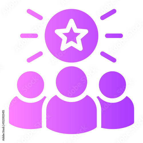 popularity gradient icon