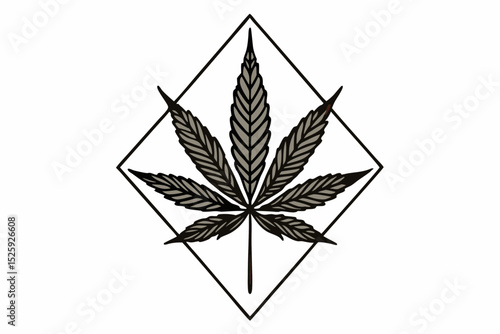 vector illustration of a leaf