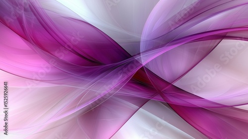 Dreamy Pink - Purple Fluid Lines Background, for Fashion Design, Web Decoration, Art Posters, Beauty Brands, Wedding Materials, Showcasing Soft Gradient and Dynamic Rhythm