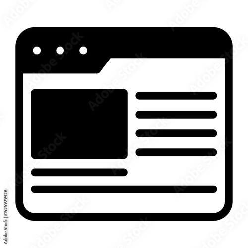 website glyph icon