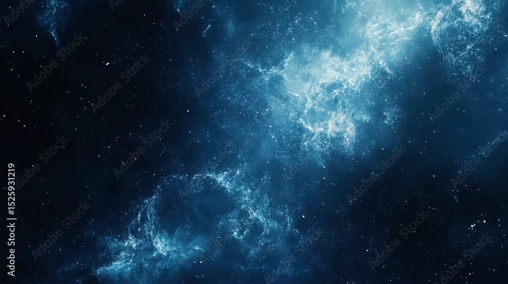 Fototapeta premium Cosmic Nebula Starry Night Sky Background