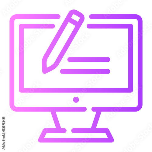 content creator gradient icon