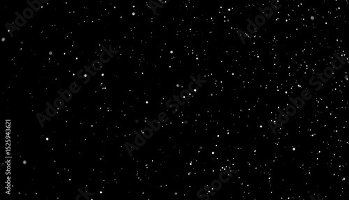 Night sky with scattered stars