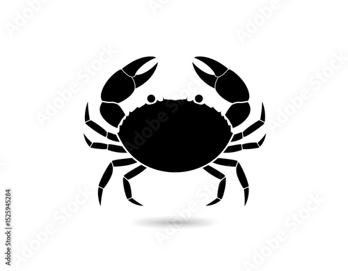 Black crab silhouette